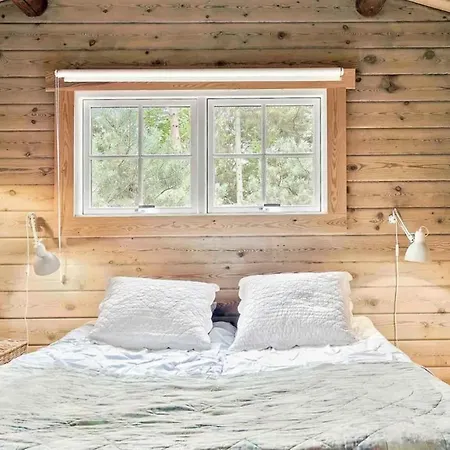 Ferienhaus Charming Log House In Asserbo's Nature