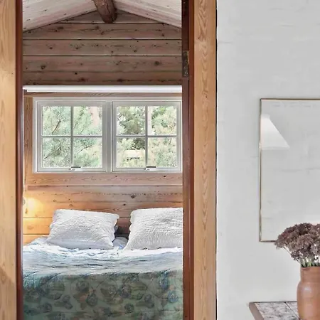 Ferienhaus Charming Log House In Asserbo's Nature