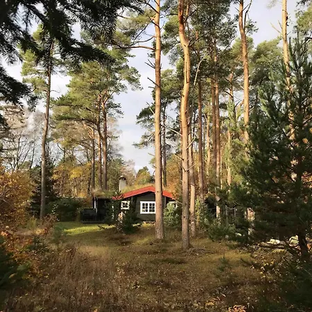 Nyaraló Charming Log House In Asserbo's Nature